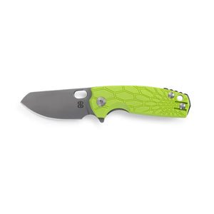 Fox Knives™ Baby Core BB-608 LG Neon Green FRN N690Co Stainless Steel Pocket Knife