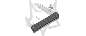 Fox Knives™ Vulpis Camp Knife FX-VP130-3 CF Carbon Fiber M390 Stainless Steel Pocket Knife