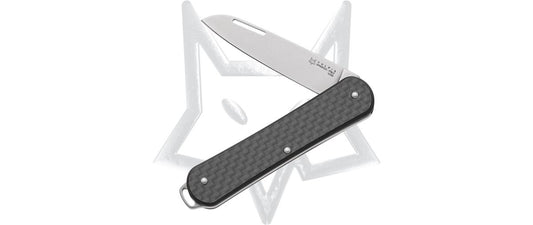 Fox Knives™ Vulpis FX-VP130 CF Carbon Fiber M390 Stainless Steel Pocket Knife