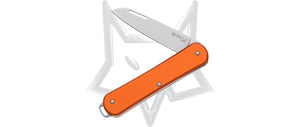 Fox Knives™ Vulpis FX-VP130 OR Orange Aluminum N690Co Stainless Steel Pocket Knife