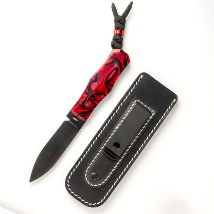 Jack Wolf Knives™ Vampire FIXedc VAMPI-FX-01-KIR-TRU-BLD True Blood Kirinite S90V Stainless Steel Knife