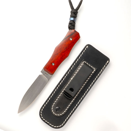 Jack Wolf Knives™ Vampire FIXedc VAMPI-FX-01-ROSEWOOD Rosewood S90V Stainless Steel Knife