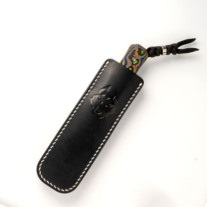 Jack Wolf Knives™ Vampire FIXedc VAMPI-FX-01-CC-80S 80's Camo Carbon Fiber S90V Stainless Steel Knife