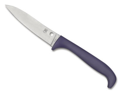 Spyderco Knives™ Counter Critter Kitchen Knife K21PPR Purple Polymer 7Cr17 Stainless Steel Knife