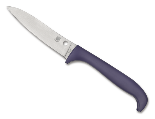 Spyderco Knives™ Counter Critter Kitchen Knife K21PPR Purple Polymer 7Cr17 Stainless Steel Knife