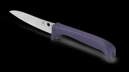Spyderco Knives™ Counter Critter Kitchen Knife K21PPR Purple Polymer 7Cr17 Stainless Steel Knife