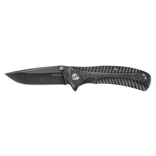 Kershaw Knives™ Starter Liner Lock 1301BW Blackwash Stainless Steel 4Cr14 Stainless Steel Pocket Knife