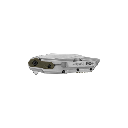 Kershaw Knives™ Salvage Frame Lock 1369 Stainless Steel and Green Glass-Filled Nylon 8Cr13MoV Stainless Steel Pocket Knife