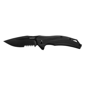 Kershaw Knives™ Lateral Liner Lock 1645BLKST Black GFN 8Cr13MoV Stainless Steel Pocket Knife