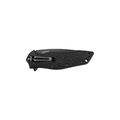 Kershaw Knives™ Kuro Tanto Liner Lock 1835TBLKST Black Glass-Filled Nylon 8Cr13MoV Stainless Steel Pocket Knife