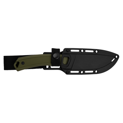 Kershaw Knives™ Deschutes Skinner Fixed Blade 1883 Olive Green Rubber and Polypropylene D2 Semi-Stainless Steel Knife