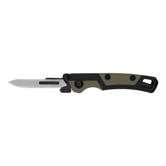 Kershaw Knives™ Lonerock RBK 2 Liner Lock 1891 Tan & Black GFN #60A Steel Pocket Knife