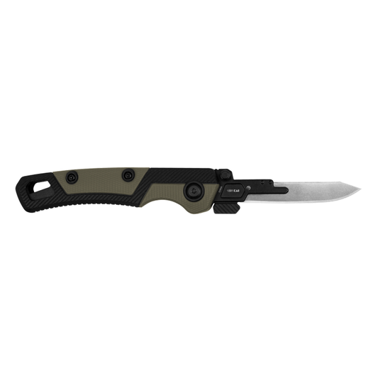 Kershaw Knives™ Lonerock RBK 2 Liner Lock 1891 Tan & Black GFN #60A Steel Pocket Knife