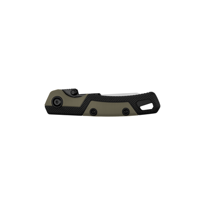 Kershaw Knives™ Lonerock RBK 2 Liner Lock 1891 Tan & Black GFN #60A Steel Pocket Knife