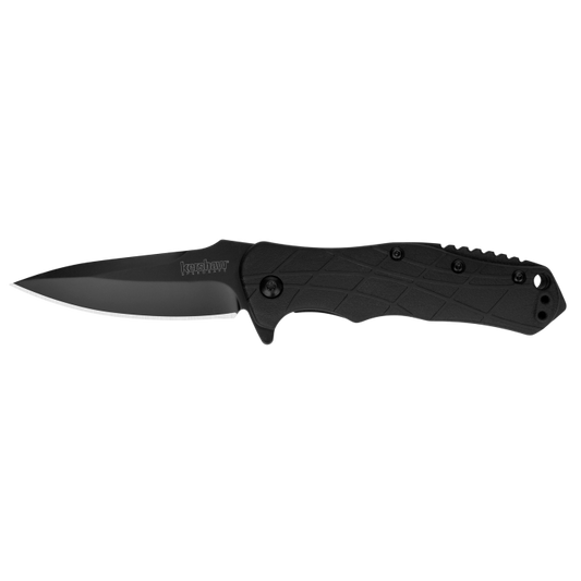 Kershaw Knives™ RJ Tactical 3.0 Liner Lock 1987 Black Glass-Filled Nylon 8Cr13MoV Stainless Steel Pocket Knife
