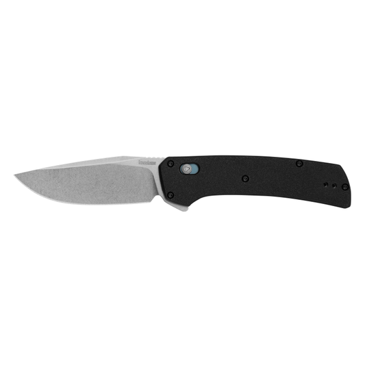 Kershaw Knives™ Layup Crossbar Lock 2047 Black GFN D2 Semi-Stainless Steel Pocket Knife