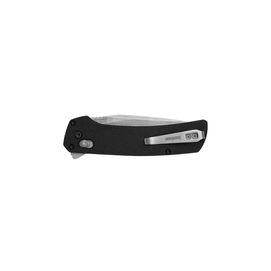 Kershaw Knives™ Layup Crossbar Lock 2047 Black GFN D2 Semi-Stainless Steel Pocket Knife