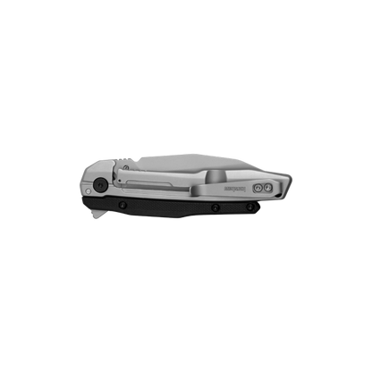 Kershaw Knives™ Lithium Frame Lock 2049 Stainless Steel and Black Glass-Filled Nylon 8Cr13MoV Stainless Steel Pocket Knife