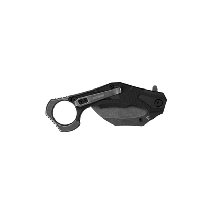 Kershaw Knives™ Outlier Karambit Liner Lock 2064 Black GFN 8Cr14MoV Stainless Steel Pocket Knife