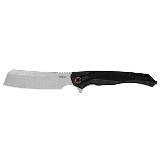 Kershaw Knives™ Strata Cleaver Frame Lock 2078 Black G10 and Stainless Steel D2 Semi-Stainless Steel Pocket Knife