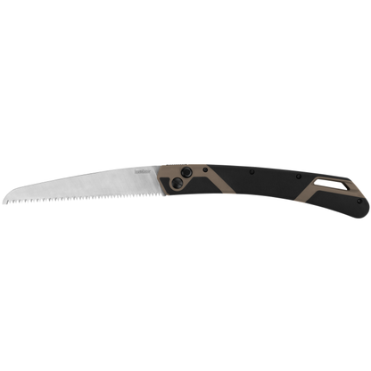 Kershaw Knives™ Taskmaster Saw 2 Button Lock 2556 Tan & Black GFN Carbon Steel Knife