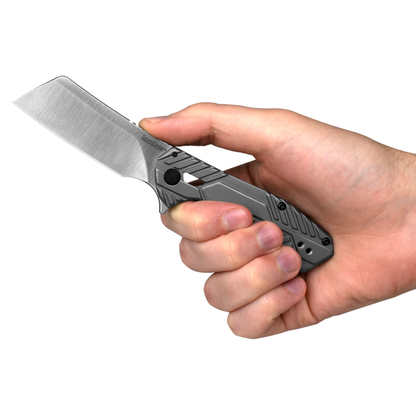 Kershaw Knives™ Static Frame Lock 3445 Gray Stainless Steel 8Cr13MoV Stainless Steel Pocket Knife