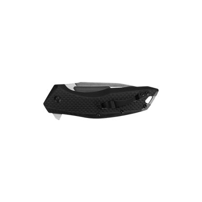 Kershaw Knives™ Flourish Liner Lock 3935 Black Carbon Fiber and G10 8Cr13MoV Stainless Steel Pocket Knife