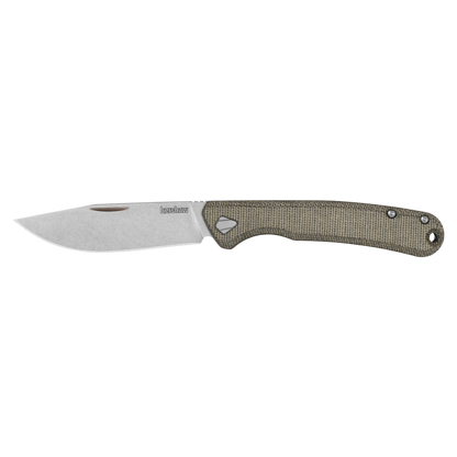 Kershaw Knives™ Federalist Slipjoint 4320 Green Canvas Micarta CPM-154 Stainless Steel Pocket Knife