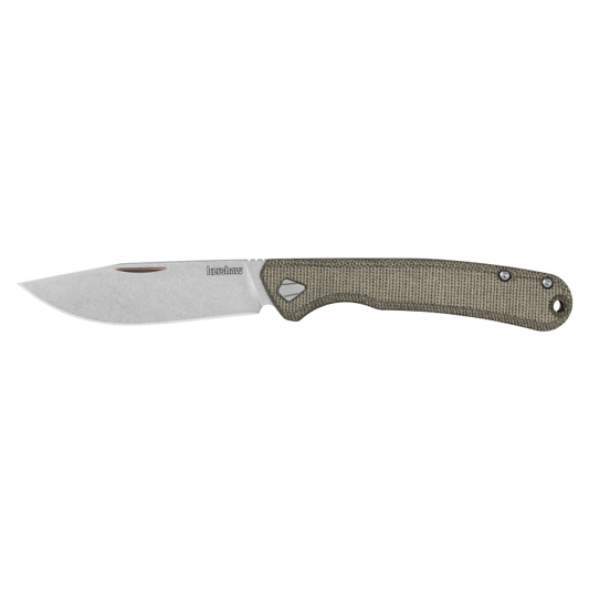 Kershaw Knives™ Federalist Slipjoint 4320 Green Canvas Micarta CPM-154 Stainless Steel Pocket Knife