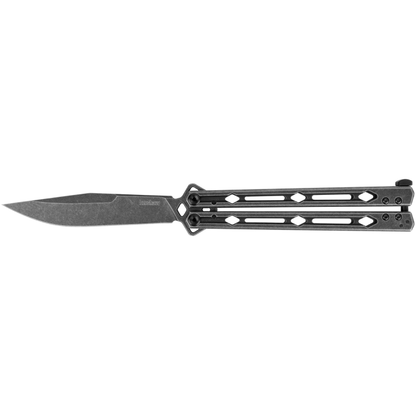 Kershaw Knives™ Lucha Butterfly 5150BW Blackwash Stainless Steel Sandvik 14C28N Stainless Steel Knife