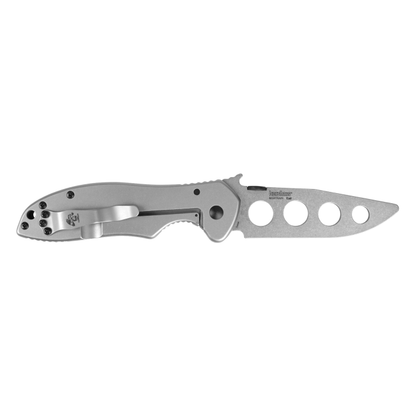 Kershaw Knives™ E-TRAIN Training Knife 6034TRAINER Blue G-10 & 410 Stainless Steel 3Cr13 Stainless Steel Pocket Knife