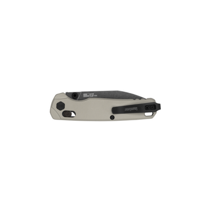 Kershaw Knives™ Bel Air Crossbar Lock 6105 Bright Nickel 6061-T6 Aluminum CPM Magnacut Stainless Steel Pocket Knife