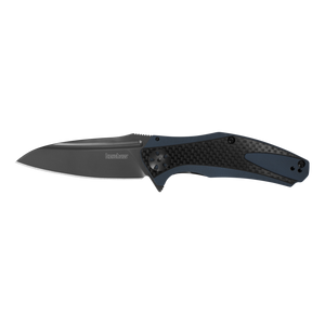 Kershaw Knives™ Natrix Sub-Frame Lock 7007CF Black Carbon Fiber and Blue G10 8Cr13MoV Stainless Steel Pocket Knife