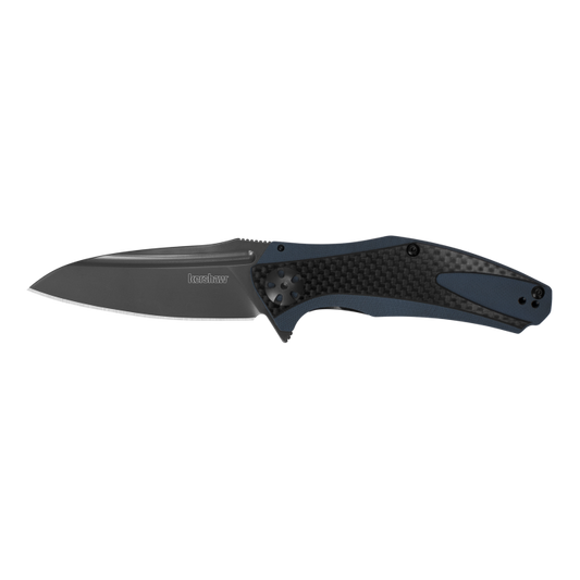 Kershaw Knives™ Natrix Sub-Frame Lock 7007CF Black Carbon Fiber and Blue G10 8Cr13MoV Stainless Steel Pocket Knife