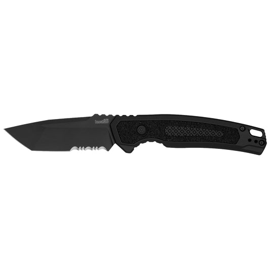 Kershaw Knives™ Launch 16 Auto 7105 Black Aluminum With Trac-Tec Inserts CPM M4 Carbon Steel Pocket Knife