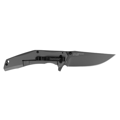 Kershaw Knives™ Duojet Frame Lock 8300 Gray Stainless Steel & Carbon Fiber 8Cr14MoV Stainless Steel Pocket Knife
