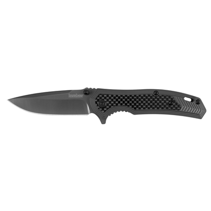 Kershaw Knives™ Fringe Frame Lock 8310 Gray Stainless Steel & Carbon Fiber 8Cr14MoV Stainless Steel Pocket Knife