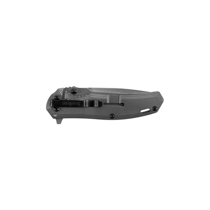 Kershaw Knives™ Fringe Frame Lock 8310 Gray Stainless Steel & Carbon Fiber 8Cr14MoV Stainless Steel Pocket Knife