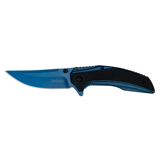 Kershaw Knives™ Outright Frame Lock 8320 Blue Stainless Steel and G10 8Cr13MoV Stainless Steel Pocket Knife