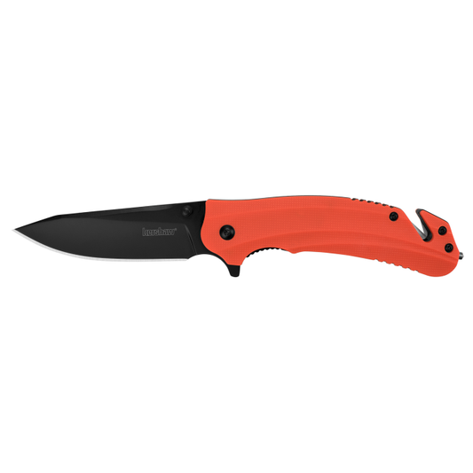 Kershaw Knives™ Barricade Liner Lock 8650 Orange GFN 8Cr14MoV Stainless Steel Pocket Knife