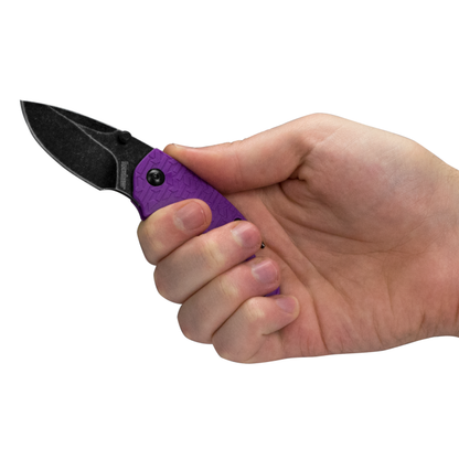 Kershaw Knives™ Shuffle Liner Lock 8700PURBW Purple GFN 8Cr13MoV Stainless Steel Pocket Knife