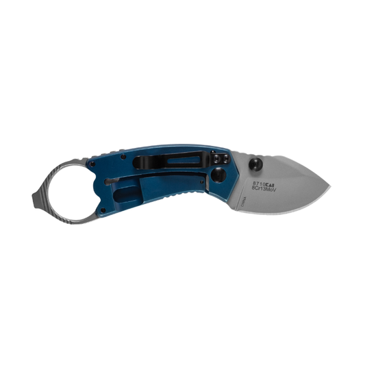 Kershaw Knives™ Antic Frame Lock 8710 Blue Stainless 8Cr13MoV Stainless Steel Pocket Knife