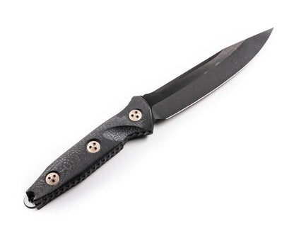 Microtech Knives, LLC™ SOCOM Alpha S/E Fixed Blade 113-1DLCCFS Black Carbon Fiber M390 Stainless Steel Knife