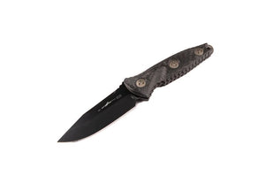 Microtech Knives, LLC™ SOCOM Alpha Mini S/E Fixed Blade 113M-1DLCCFS Black Carbon Fiber M390 Stainless Steel Knife