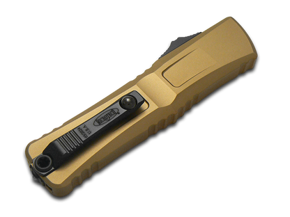 Microtech Knives, LLC™ Combat Troodon OTF 1143-1TA Tan Aluminum M390MK Stainless Steel Pocket Knife