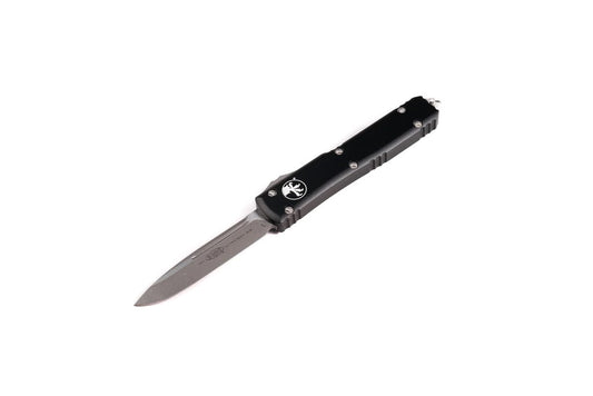 Microtech Knives, LLC™ Ultratech S/E Apocalyptic OTF 121-10 AP Black 6061-T6 Aluminum M390 Stainless Steel Pocket Knife