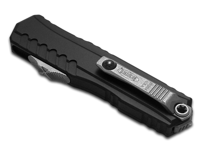 Microtech Knives, LLC™ Cypher II OTF 1241-11AP Black Aluminum M390MK Stainless Steel Pocket Knife