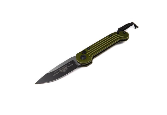 Microtech Knives, LLC™ LUDT Auto 135-1 OD OD Green Aluminum Bohler M390 Stainless Steel Pocket Knife