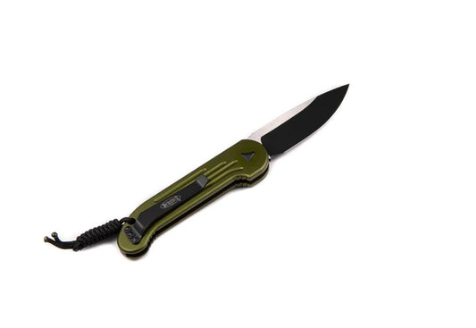 Microtech Knives, LLC™ LUDT Auto 135-1 OD OD Green Aluminum Bohler M390 Stainless Steel Pocket Knife