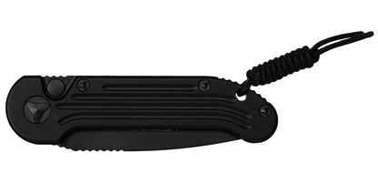 Microtech Knives, LLC™ LUDT Auto 135-1 T Black Aluminum Bohler M390 Stainless Steel Pocket Knife